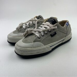Vintage Polo Sport Ralph Lauren Canvas Shoes Men’s Size 10 Off White Sneakers